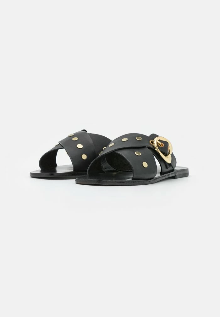 YASBUCKLA FLAT - Mules - Black 3 YASBUCKLA FLAT - Mules - Black – Image 3