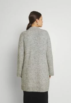 YASALVA LONG CARDIGAN - Gilet - Light Grey -YAS Soldes Boutique 01ef175e14634998a703b5fa45380d6a