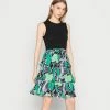 YASBASTI SKIRT - Jupe Trapèze - Black Basti