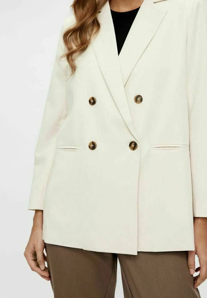 YASBRIZAL - Manteau Court - Eggnog 4 YASBRIZAL - Manteau Court - Eggnog – Image 4