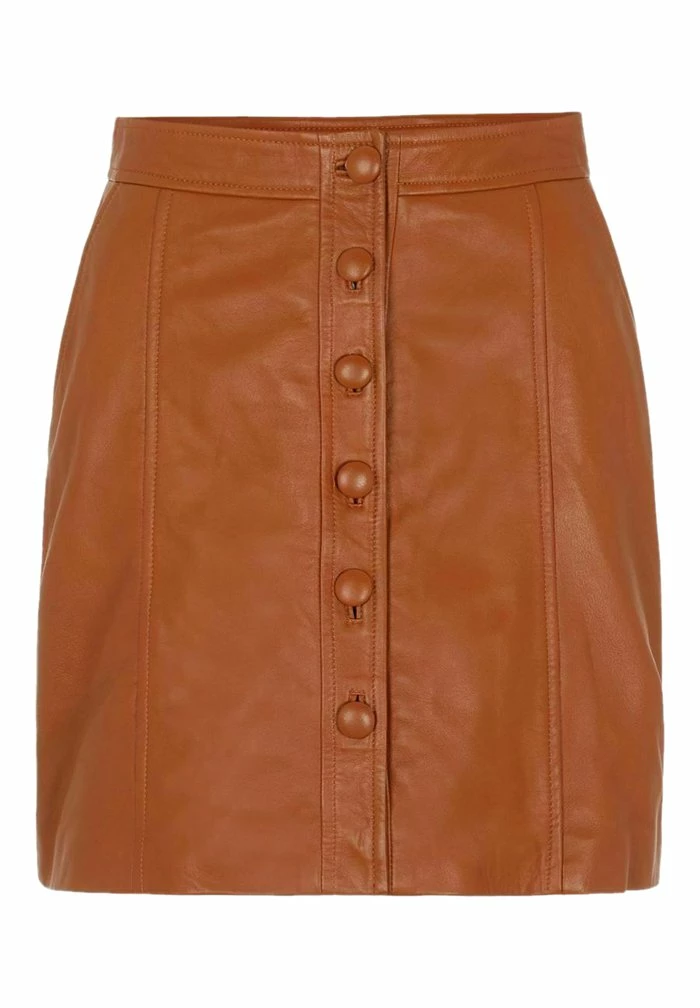 YAS Jupe Trapèze - Caramel 5 YAS Jupe Trapèze - Caramel – Image 5