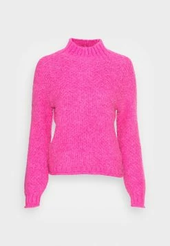 YASROSA HIGH NECK - Pullover - Rasberry Rose -YAS Soldes Boutique 057a78a80d9242bb8e80171cd3c274aa