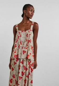 YAS OHNE ÄRMEL - Blouse - Sea Foam