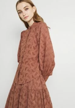 YASSINNI SHIRT - Chemisier - Cognac -YAS Soldes Boutique 06e5a93c333d48faacc4c84189fdbe19