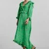 YASOFELIA - Robe Longue - Island Green