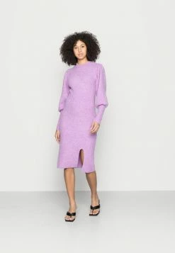 YASLUNA MIDI DRESS VIP - Robe Pull - Fuchsia Pink
