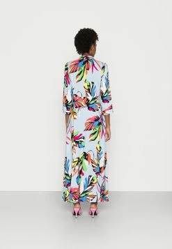 YASSAVANNA LONG SHIRT DRESS - Robe Longue - Cashmere Blue/papatya -YAS Soldes Boutique 0b4e799601ef4a919e0d7a94c274bd30