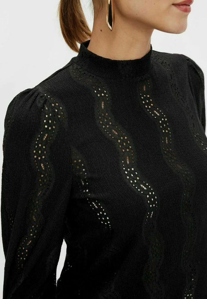 YAS MIT LANGEN ÄRMELN - Blouse - Black 4 YAS MIT LANGEN ÄRMELN - Blouse - Black – Image 4