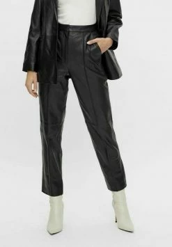YASLISAVA - Pantalon En Cuir - Black