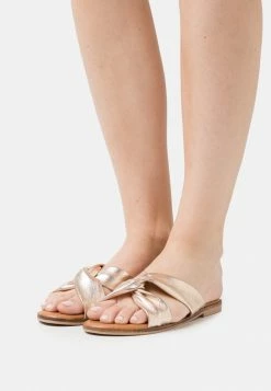 YASVISLA FLAT - Mules - Pale Gold