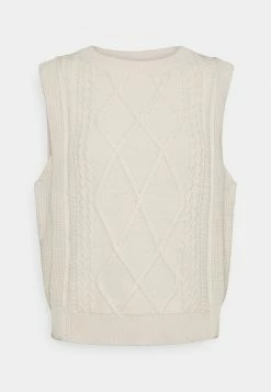 YASBLURA VEST - Pullover - Eggnog -YAS Soldes Boutique 0ea33970684d48288352eb613399a3dc