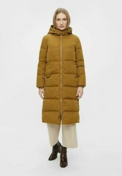 YAS LONG COAT - Doudoune - Bronze Brown