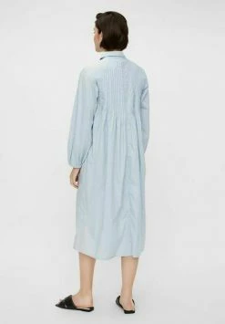 YAS Robe Chemise - Cashmere Blue -YAS Soldes Boutique 117640efdfab4a7689868e1e45cddd81