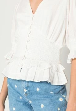 YASLULLA - Blouse - Star White 9 YASLULLA - Blouse - Star White -YAS Soldes Boutique 1227ed42df3e4ccca80b6f72cdd96b61