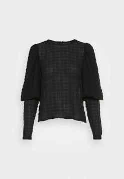 YASALMI - Blouse - Black -YAS Soldes Boutique 12ad248cac524b55b7aedb29210e329e