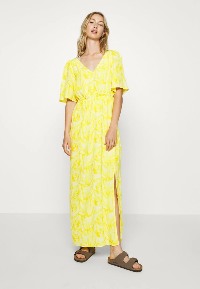 YASANASTASIA ANKLE DRESS - Robe Longue - Mellow Yellow 1 YASANASTASIA ANKLE DRESS - Robe Longue - Mellow Yellow