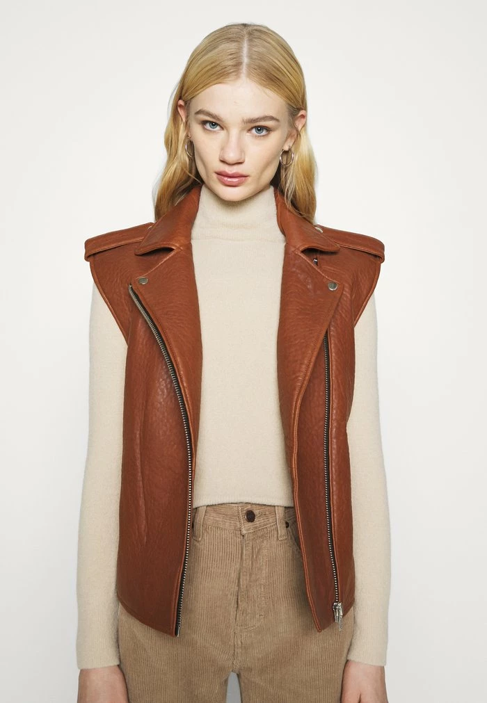 YASFREELY VEST - Veste Sans Manches - Tortoise Shell 1 YASFREELY VEST - Veste Sans Manches - Tortoise Shell