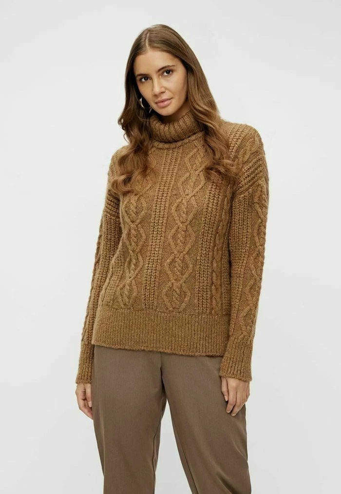 YAS Pullover - Tawny Brown 1 YAS Pullover - Tawny Brown