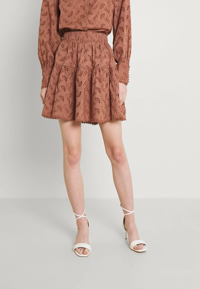 YASSINNI SKIRT - Minijupe - Vetiver 1 YASSINNI SKIRT - Minijupe - Vetiver