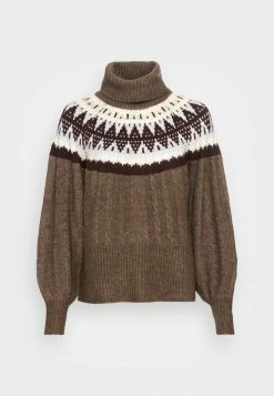 YASELSIE - Pullover - Dark Brown 8 YASELSIE - Pullover - Dark Brown -YAS Soldes Boutique 1807e4c0acac4e7cbcb0f74999685329