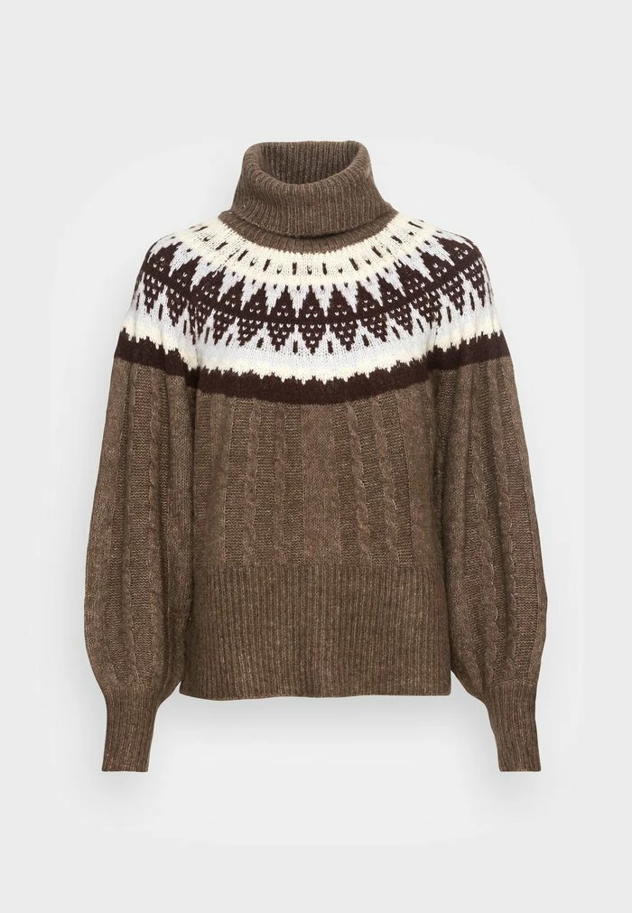 YASELSIE - Pullover - Dark Brown 4 YASELSIE - Pullover - Dark Brown – Image 4