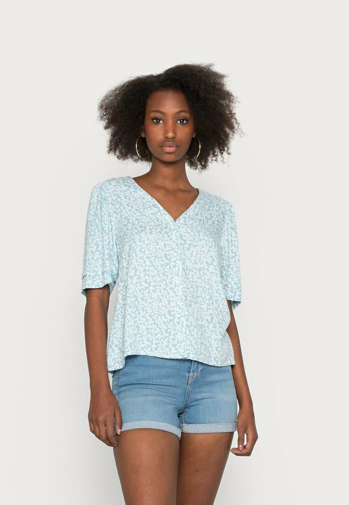 YASSTELLI - Blouse - Sky Blue/stelli 1 YASSTELLI - Blouse - Sky Blue/stelli