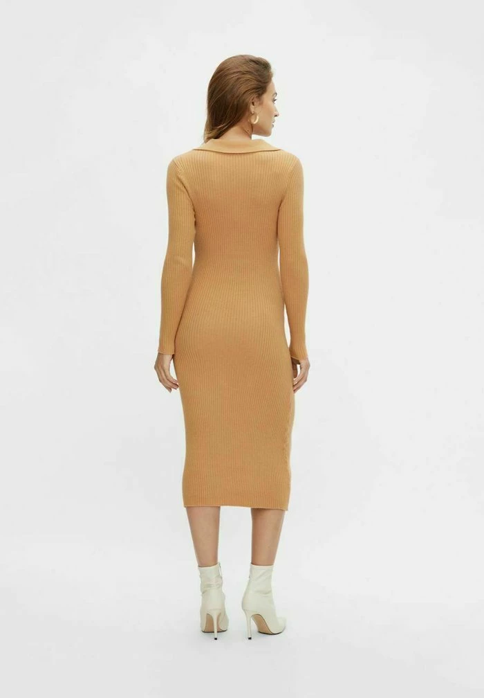 YASCILLA - Robe Fourreau - Cashew 3 YASCILLA - Robe Fourreau - Cashew – Image 3