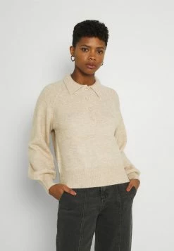 YASFINO POLO - Pullover - Sand Dollar