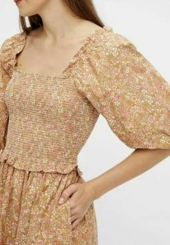 YAS Robe De Jour - Tan -YAS Soldes Boutique 1a6af81141a34dddaf3326bf2755cd29