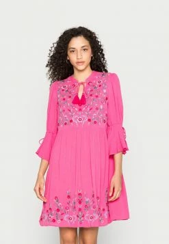 YAS CHELLA TUNIC DRESS - Robe De Jour - Fandango Pink