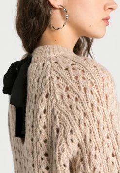 YASDOLMI - Pullover - Sand Dollar Melange -YAS Soldes Boutique 1bef84ea0c4c4559b439fe0ed97b4160