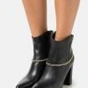 YAS Bottines à Talons Hauts - Black
