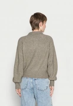 YASFINO POLO - Pullover - Vetiver -YAS Soldes Boutique 1c9d0de4145644bd915afdd159a56de5