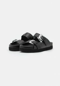 YAS Mules - Black/silver -YAS Soldes Boutique 1e160f1debcf441ea313ff882f2b7b5c