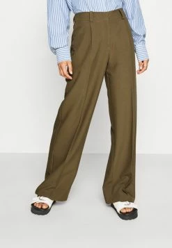 YASCARLA WIDE PANT - Pantalon Classique - Beech