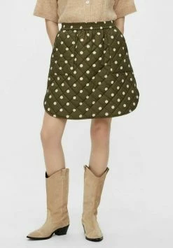 YASKIKKI - Jupe Trapèze - Khaki