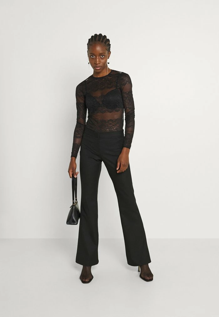 YASLACELY BODYSTOCKING SHOW - Blouse - Black 2 YASLACELY BODYSTOCKING SHOW - Blouse - Black – Image 2