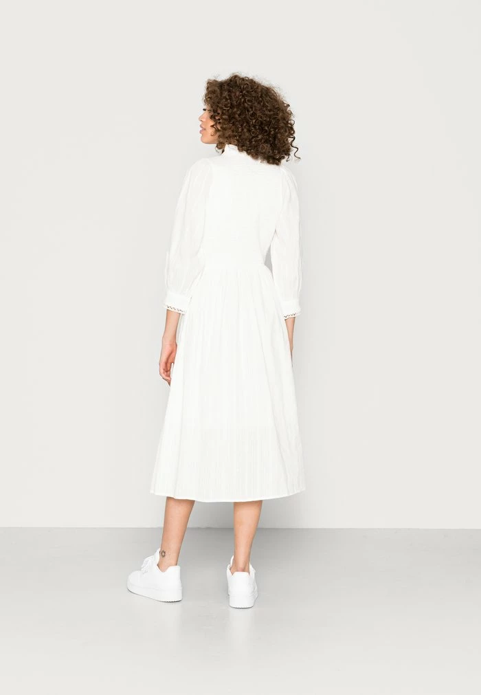 YASLULLA MIDI WRAP DRESS - Robe De Jour - Star White 3 YASLULLA MIDI WRAP DRESS - Robe De Jour - Star White – Image 3