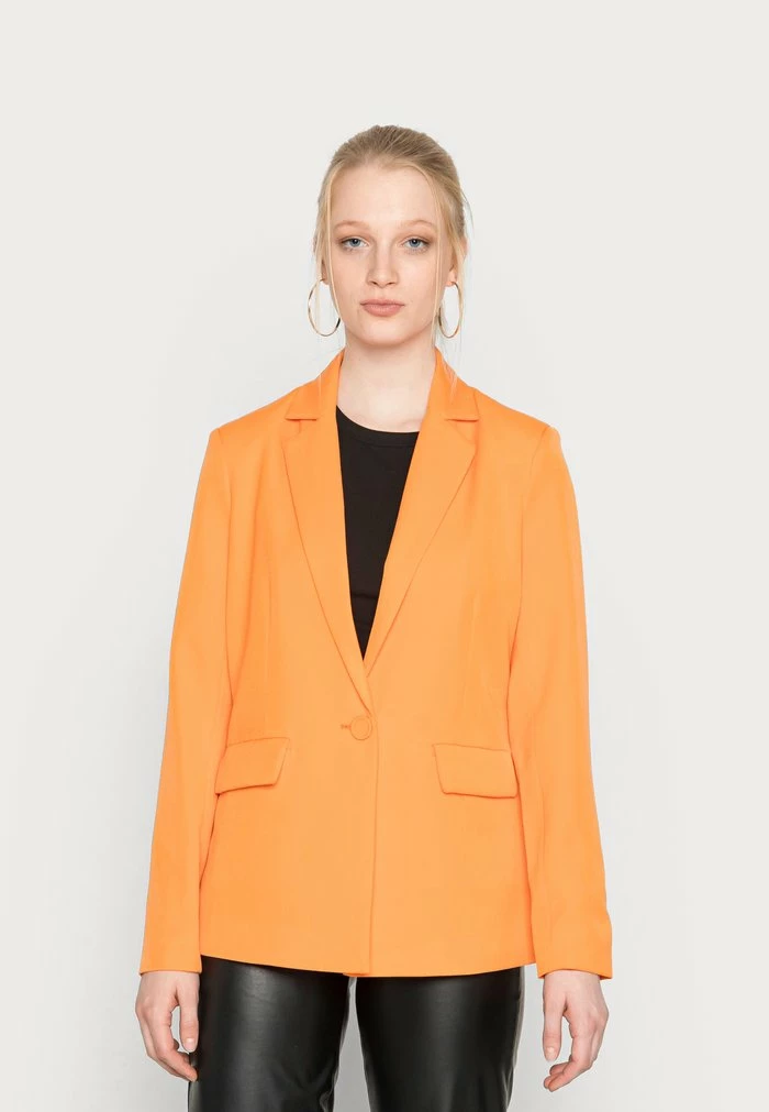YASMALABO - Blazer - Vibrant Orange 1 YASMALABO - Blazer - Vibrant Orange