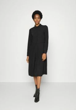 YASPINO MIDI DRESS - Robe Chemise - Black -YAS Soldes Boutique 23a84e54453a4425a47e46e5cf3c3606