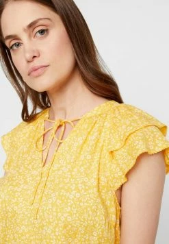 MIT KURZEN ÄRMELN YASJANICE - Blouse - Citrus -YAS Soldes Boutique 2544a3775634437caa0d138cf55a2b00