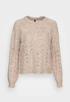 YASJAZLYN ICON - Pullover - Creme Melange 8 YASJAZLYN ICON - Pullover - Creme Melange -YAS Soldes Boutique 273c94e5e8d342e194b4ef4ae7e94184