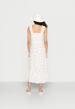 YASSTRAWBA MIDI DRESS - Robe De Jour - Eggnog -YAS Soldes Boutique 28c474a62b004441b3d681cb2b1b06d3