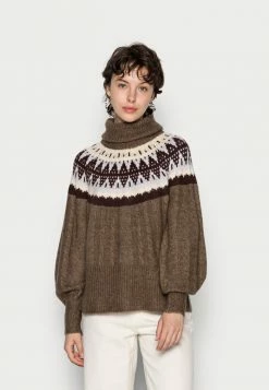 YASELSIE - Pullover - Dark Brown