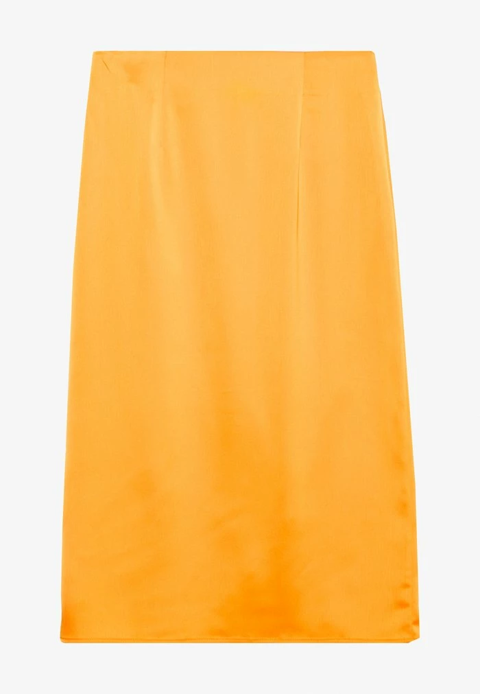 YASCADMI MIDI SKIRT - Jupe Trapèze - Cadmium Yellow 2 YASCADMI MIDI SKIRT - Jupe Trapèze - Cadmium Yellow – Image 2