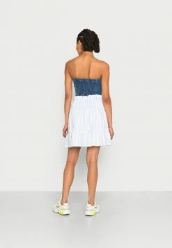 YASVILORA SKIRT - Minijupe - Star White/country Blue -YAS Soldes Boutique 2d288948ba114fd69b26073fe5c56477