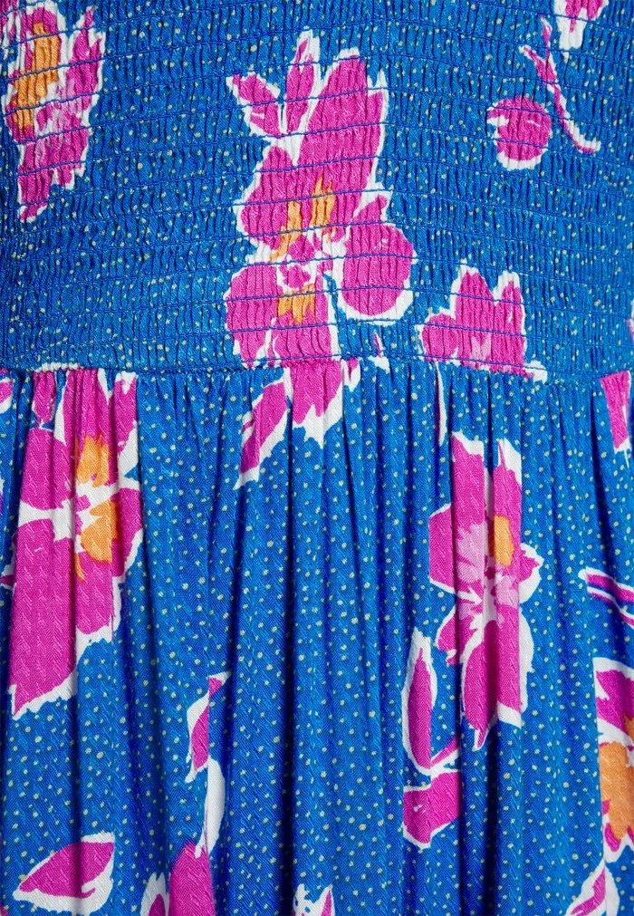 YAS LONG DRESS - Robe De Jour - Strong Blue 3 YAS LONG DRESS - Robe De Jour - Strong Blue – Image 3