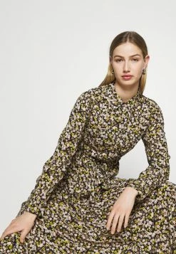 YASNULA LONG DRESS - Robe Chemise - Black/nula -YAS Soldes Boutique 2e9aa1e9353441e59f0ae1df0a47414e