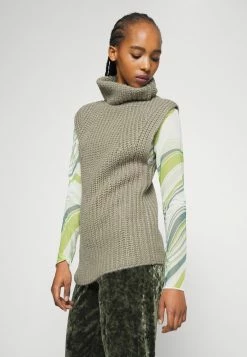 YASFLIP HIGH NECK VEST - Pullover - Vetiver 10 YASFLIP HIGH NECK VEST - Pullover - Vetiver -YAS Soldes Boutique 2ec2d2f664094b7dbf3e7319035ce636