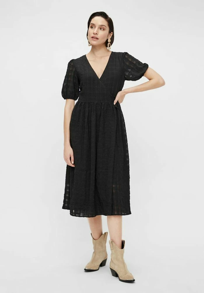 YAS Robe De Jour - Black 2 YAS Robe De Jour - Black – Image 2